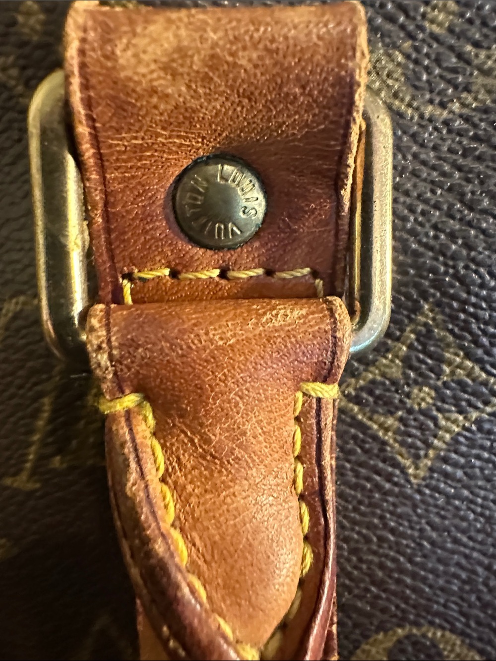 Vintage Louis Vuitton Weekend LV Monogram Keepall Bandouliere 45. - Picture 5 of 10